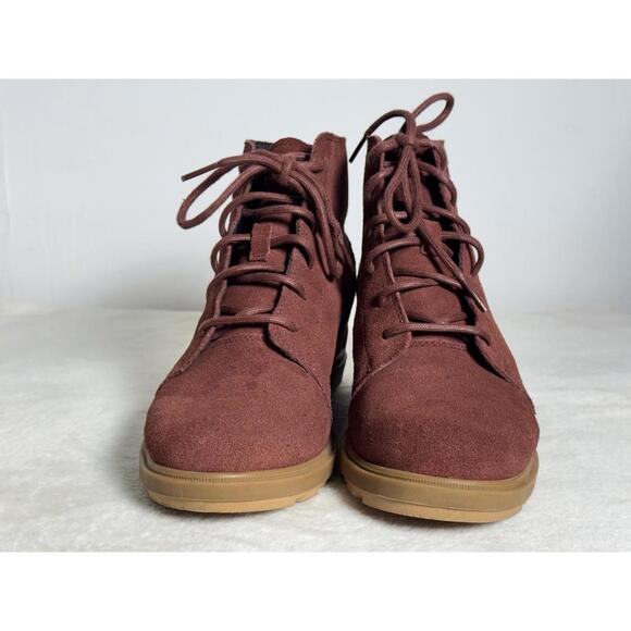 Women's Waterproof Boots SOREL Evie II Lace - Spice/Gum - Size 8 - Picture 2 of 9